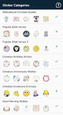 Jesus and Bible Stickers android App screenshot 6